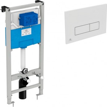Инсталляция IDEAL STANDARD PROSYS TT00007/121AC для унитаза с Белой клавишей смыва Инсталляция IDEAL STANDARD PROSYS TT00007/121AC для унитаза с Белой клавишей смыва